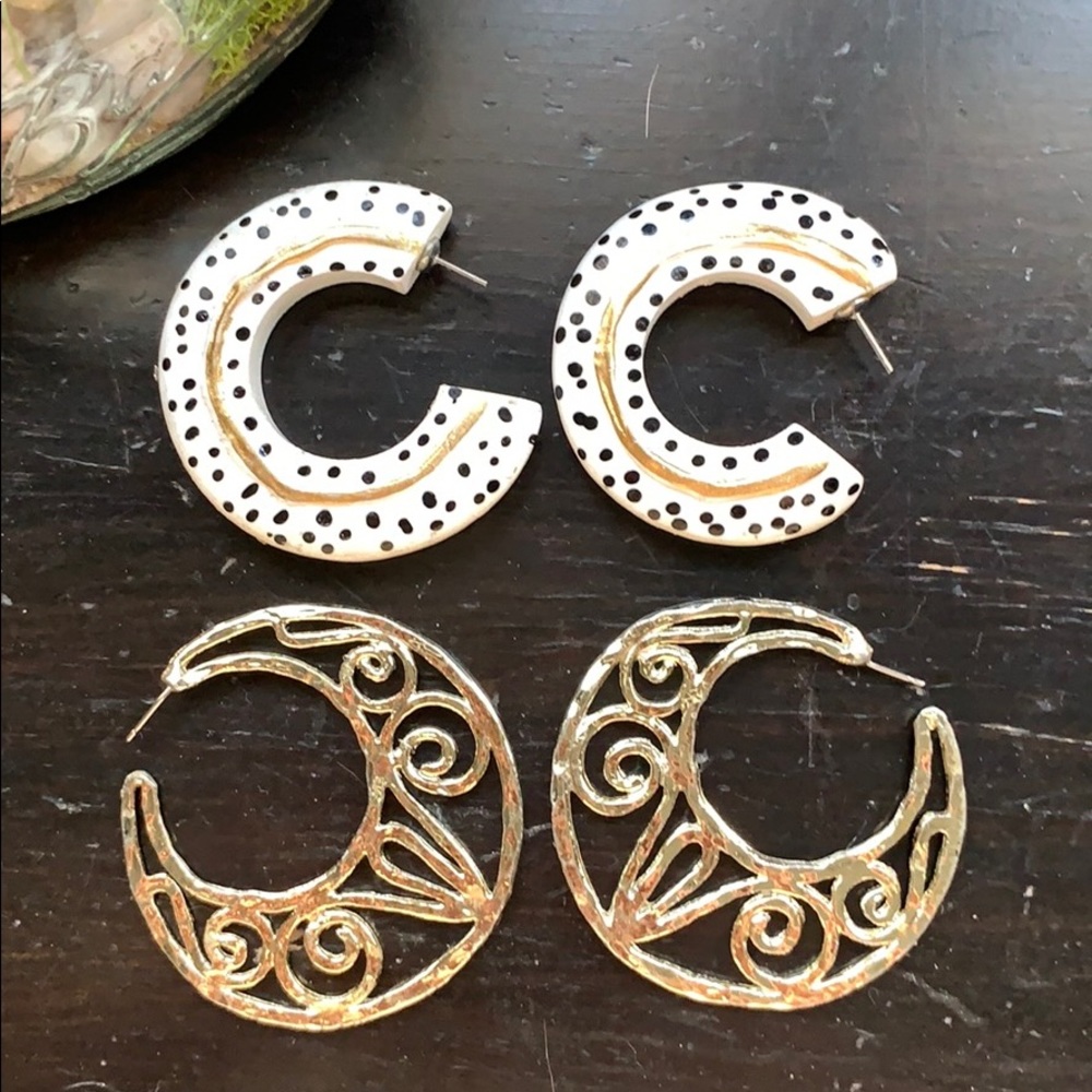 Vintage 80s earrings